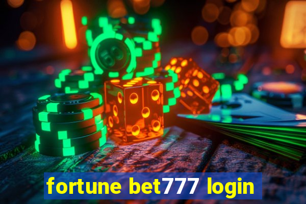 fortune bet777 login